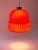 Modern Red Glass Globe Pendant Lamp, 1960s For Sale - Image 6 of 8