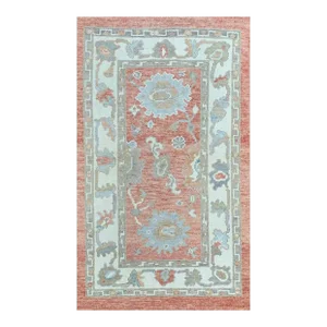 Handwoven Turkish Oushak Area Rug 2’10” X 4’8″ -