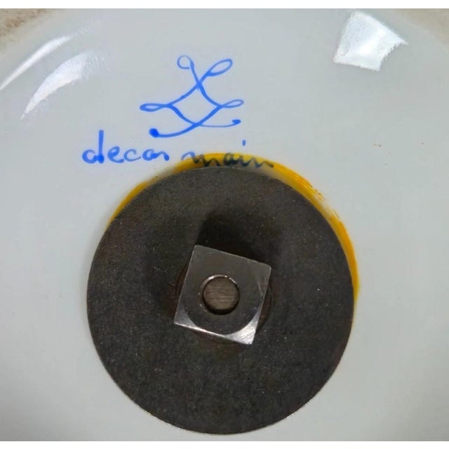 Napoleon I Decorative Vase in Green and Gold Porcelain For Sale - Image 5 of 8