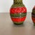 1970s Multi-Color Fat Lava Op Art Pottery Vase from Bay Ceramics, Germany, 1970s, Set of 2 For Sale - Image 5 of 18