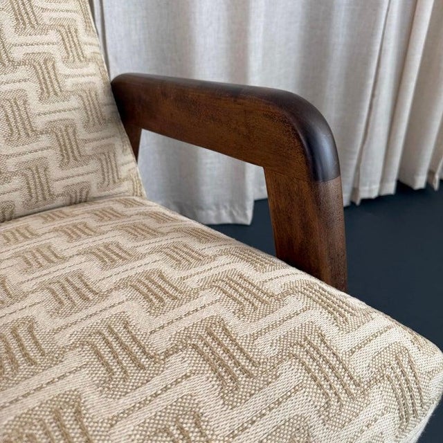 1950s Early Mid-Century Modern Thonet Armchair Attributed to Russel Wright For Sale - Image 5 of 11