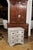 Mid-Century Modern Danish Mid 18th Century Three-Drawer Painted Wood Commode with Serpentine Front For Sale - Image 3 of 11