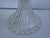 Vintage Yugoslavian 24% Lead Crystal Floral Boudoir Table Lamp For Sale In Orlando - Image 6 of 12