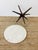 Brown Vintage 1960s mId Century Modern Starburst Base Marble Top Side Table For Sale - Image 8 of 9