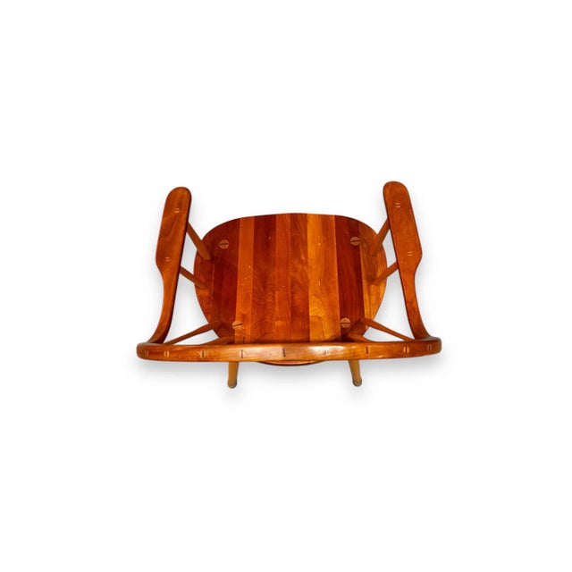 Wood Set of 6 - w.a. Mitchell Dining Chairs For Sale - Image 7 of 8