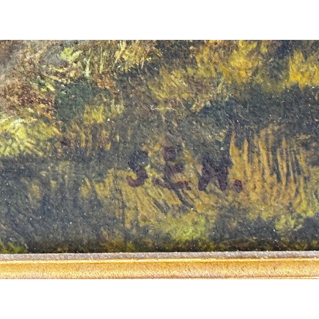 Victorian Oil Painting Afternoon in Borrowdale Landscape Lake District by Stephen Enoch Hogley For Sale - Image 11 of 12