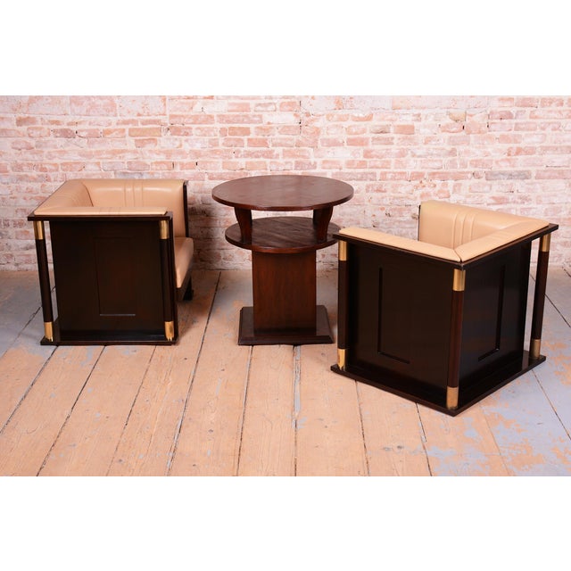 Art Nouveau Mahogany Armchairs from J. Hoffmann, Austria, 1910s, Set of 2 For Sale - Image 18 of 18