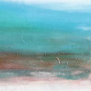 Original Abstract Landscape Canvas Art Print For Sale