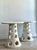 Stone Vintage Italian Marble Cutout Side Tables - A Pair For Sale - Image 7 of 14