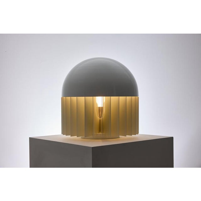 Brown MT Lamp by Giancarlo Mattioli for Sirrah, 1969 For Sale - Image 8 of 8