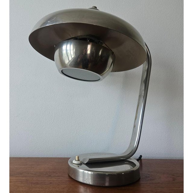 Functionalism Art Deco Bauhaus Chrome Table Lamp by Franta Anyz, 1930s For Sale - Image 8 of 18
