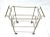 Metal Hollywood Regency Solid Brass Bar Cart For Sale - Image 7 of 10
