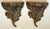 Late 20th Century Vintage Acanthus Leaf Bronze Painted Wall Brackets- a Pair For Sale - Image 5 of 12