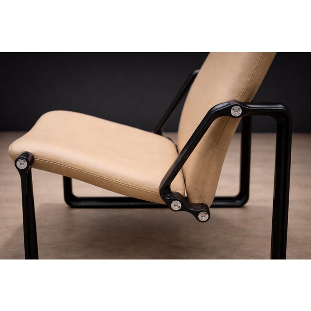 Lobby” armchairs in Metal & Leather, Jorge Zalszupin, 1970s - Lot 325 For Sale - Image 10 of 13