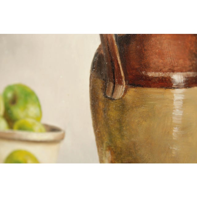 Vintage 20th C. Fruit Still Life Oil Painting, Signed For Sale - Image 11 of 13