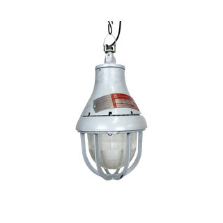 Grey Industrial Explosion Proof Light from Crouse-Hinds, 1970s For Sale