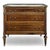 Louis XVI Mahogany Commode with Marble Top and Brass Gallery For Sale - Image 9 of 9