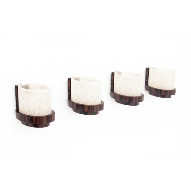 Art Deco Wall Lamps, Poland, 1950s, Set of 4 For Sale - Image 4 of 8