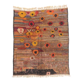 Contemporary Beni Mrirt Moroccan Rug, 09'00 X 10'07 For Sale