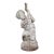 A French 19th Century Painted Cast Iron Fountain Figure, ‘Enfant Au Canard’ For Sale