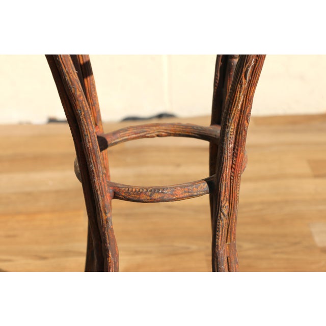 Pair of Twig Wrought Iron Outdoor/Indoor Side Tables by Rose Tarlow Melrose House For Sale - Image 9 of 18