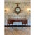 Offered is an exquisite antique 1790s English Georgian lll inlay mahogany serpentine sideboard with removable large brass...