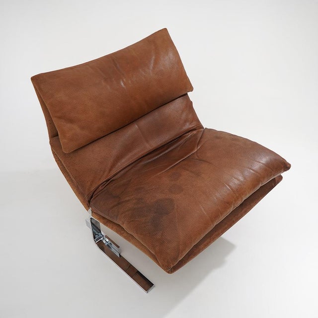 Onda Armchairs by Giovanni Offredi for Saporiti, 1970s, Set of 2 For Sale - Image 10 of 18