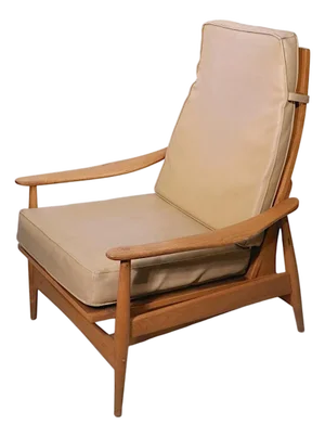 Mid 20th Century Lounge Chair Platform Rocking Chair by Heywood Wakefield