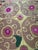 Textile Large Yellow Cotton Suzani With Bold Round Medallions For Sale - Image 7 of 10
