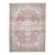 1960s Vintage Persian Handmade Wool Cotton Light Pink Area Rug For Sale