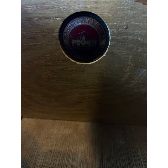 1970's French Provincial Olive Green Lacquered Dresser of Six Drawers For Sale - Image 11 of 11