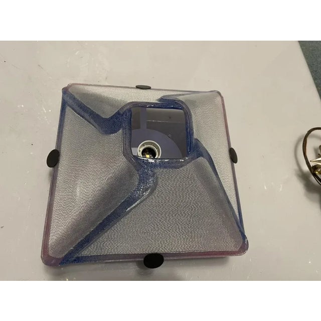Murano Glass Flushmount by Zonca , 1980s For Sale - Image 8 of 10