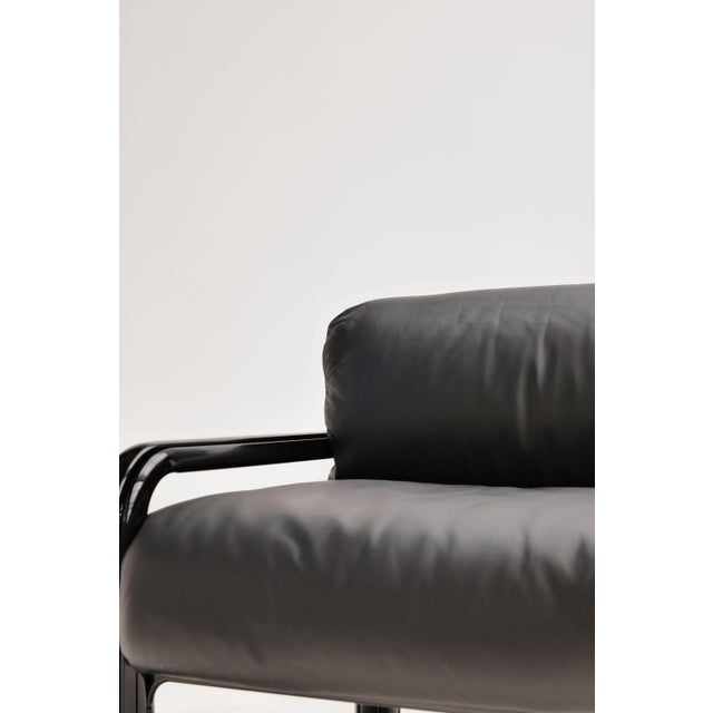 Black Model 54 Lounge Chairs by Gae Aulenti for Knoll, 1970s, Set of 2 For Sale - Image 8 of 9