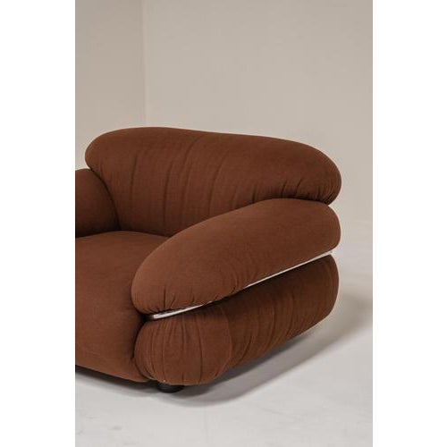 Metal Sesann Lounge Chair by Gianfranco Frattini for Cassina, 1970s For Sale - Image 7 of 13