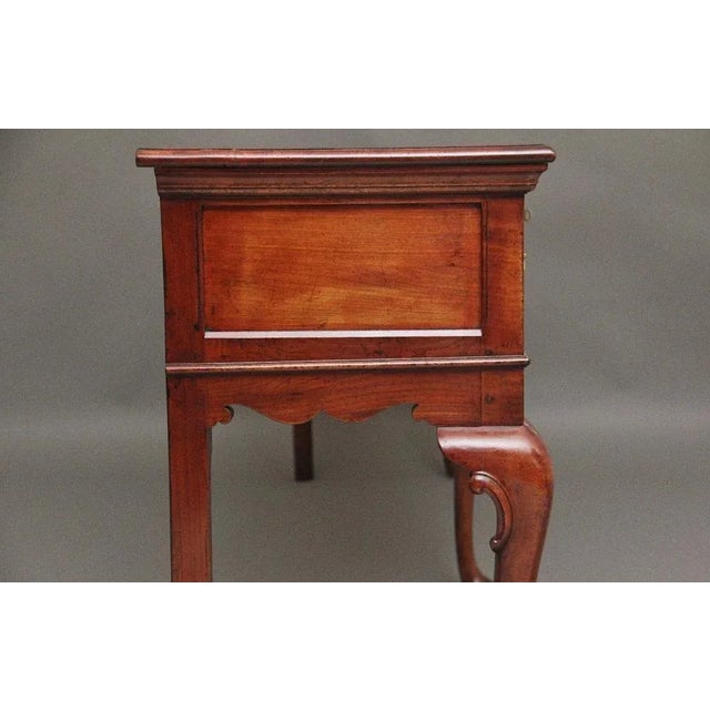 Queen Anne Style Cherrywood Dresser Base, 1960s For Sale - Image 9 of 10