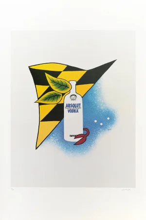 Absolut Statehood: Maryland, Gareth Kaple Lithograph