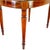 Antique English Edwardian Inlaid Mahogany Oval Bench Stool – Sheraton Revival Vanity Seat For Sale In San Diego - Image 6 of 12