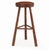 A Pair of French Brutalist Style Gouge-Carved Bar Stools, Circa 1960. For Sale - Image 4 of 4