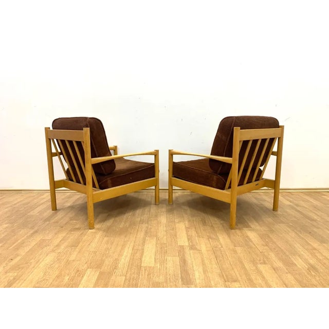 1980s Vintage Lounge Chairs from TON, Czechoslovakia, 1970s, Set of 2 For Sale - Image 5 of 6