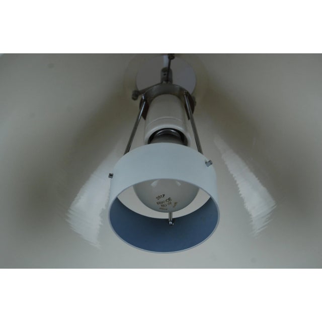 White Vintage Dyssen Pendant by Asger Bay Christiansen for LYS Asger BC For Sale - Image 8 of 12