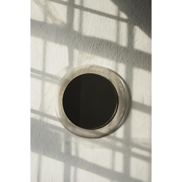 Brass Metal Mirror from V M Werkstätten, 1950s For Sale - Image 4 of 5