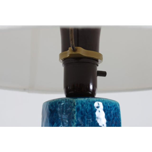 1970s Stoneware Table Lamp by Jørgen Mogensen for Royal Copenhagen, 1970s For Sale - Image 5 of 15