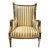 French Louis XV Style Gold Bergere Wing Chair For Sale