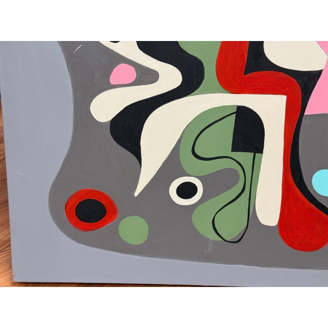 Paint @023 Abstract by Noted Palm Springs Artist Gary Janis For Sale - Image 7 of 11