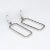 This is part of Chairish’s Fine Jewelry assortment. Elegant pair of diamond drop earrings crafted in 18k white gold. Round...