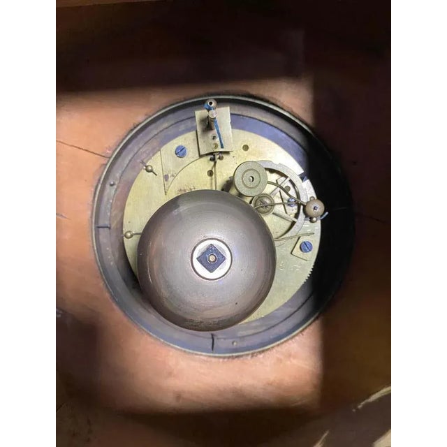 French Rosewood and Boxwood Cased Wall Clock, 19th-Century For Sale - Image 13 of 15