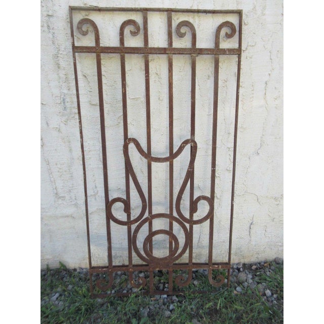 Wonderful piece of Architecture. Heavy, tight and sturdy.. piece does show signs of age related wear including rust,...