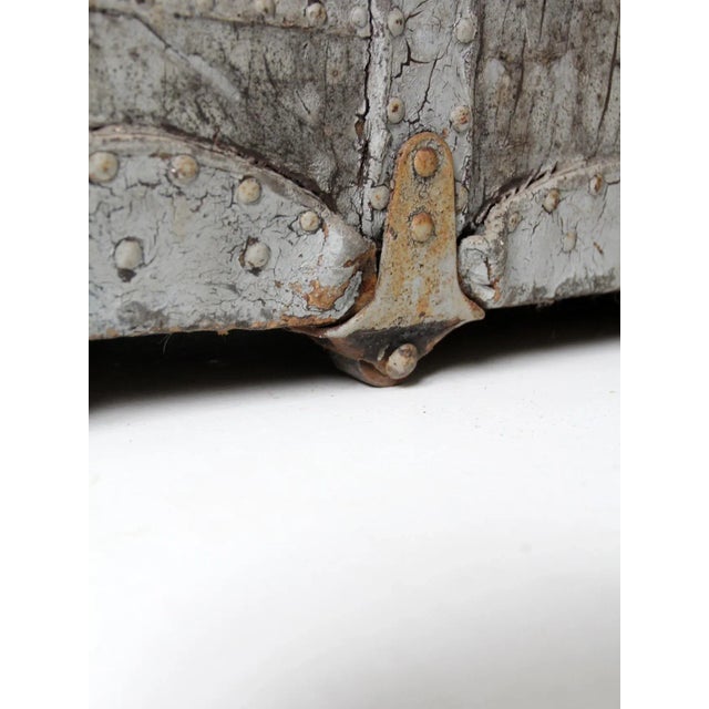 Antique Travel Trunk For Sale - Image 10 of 13
