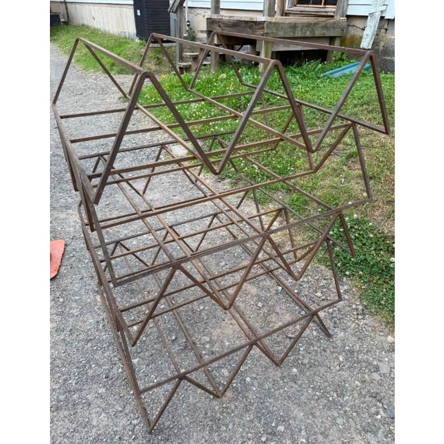 Metal [The Herbert Simon Studio Archive] Monumental 1971 Constructivist Structural Steel Sculpture "Rust" For Sale - Image 7 of 7