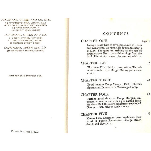 "Heaven's My Destination" Book 1934 Wilder, Thornton For Sale - Image 4 of 4